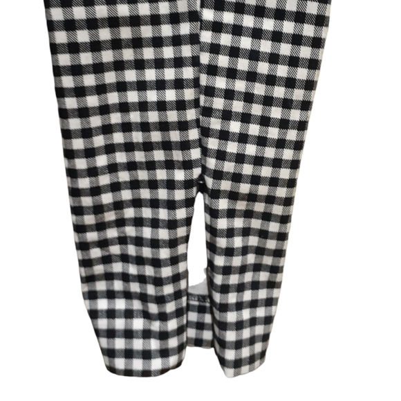 Addition Elle Women's Cropped Ankle Skinny Pants Black White Gingham Size 14 - Picture 6 of 8